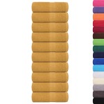 vidaXL Prosoape de baie 10 buc. FROGN aurii 30x30 cm 100% bumbac vidaXL Prosoape de baie 10 buc. FROGN aurii 30x30 cm 100% bumbac