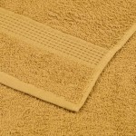 vidaXL Prosoape de baie 10 buc. FROGN aurii 30x30 cm 100% bumbac vidaXL Prosoape de baie 10 buc. FROGN aurii 30x30 cm 100% bumbac