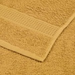 vidaXL Prosoape 4 buc Aur 100x200 cm 360 g/m² 100% bumbac vidaXL Prosoape 4 buc Aur 100x200 cm 360 g/m² 100% bumbac
