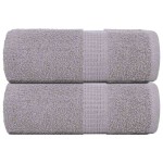 vidaXL Prosoape de baie 2 buc. FROGN gri 30x30 cm 100% bumbac vidaXL Prosoape de baie 2 buc. FROGN gri 30x30 cm 100% bumbac