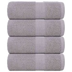 vidaXL Prosoape de baie 4 buc. FROGN gri 30x30 cm 100% bumbac vidaXL Prosoape de baie 4 buc. FROGN gri 30x30 cm 100% bumbac