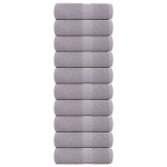 vidaXL Prosoape de baie 10 buc. FROGN gri 30x30 cm 100% bumbac vidaXL Prosoape de baie 10 buc. FROGN gri 30x30 cm 100% bumbac