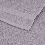 vidaXL Prosoape de baie 2 buc Gri 100x150 cm 360 g/m² 100% bumbac vidaXL Prosoape de baie 2 buc Gri 100x150 cm 360 g/m² 100% bumbac
