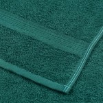 vidaXL Prosoape de baie 2 buc Verde 100x150 cm 360 g/m² 100% bumbac vidaXL Prosoape de baie 2 buc Verde 100x150 cm 360 g/m² 100% bumbac