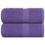 vidaXL Prosoape de săpun 2 buc Violet 30x30 cm 360 g/m² 100% bumbac vidaXL Prosoape de săpun 2 buc Violet 30x30 cm 360 g/m² 100% bumbac