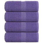 vidaXL Prosoape de baie 4 buc. FROGN violet 30x30 cm 100% bumbac vidaXL Prosoape de baie 4 buc. FROGN violet 30x30 cm 100% bumbac