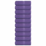 vidaXL Prosoape de oaspeți, FROGN, 10 buc, violet, 30x50 cm, 360 g/m²