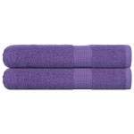 vidaXL Prosoape pentru saună 2 buc Violet 360 g/m² 100% bumbac vidaXL Prosoape pentru saună 2 buc Violet 360 g/m² 100% bumbac