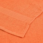 vidaXL Prosoape de duș 10 buc Portocaliu 70x140cm 360 g/m² 100% bumbac vidaXL Prosoape de duș 10 buc Portocaliu 70x140cm 360 g/m² 100% bumbac