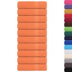 vidaXL Prosoape de baie 10 buc Portocaliu 360 g/m² 100% bumbac vidaXL Prosoape de baie 10 buc Portocaliu 360 g/m² 100% bumbac