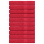 vidaXL Prosoape pentru saună 10 buc Roșu 80x200cm 360 g/m² 100% bumbac vidaXL Prosoape pentru saună 10 buc Roșu 80x200cm 360 g/m² 100% bumbac