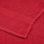 vidaXL Prosoape 10 buc Roșu 100x200 cm 360 g/m² 100% bumbac vidaXL Prosoape 10 buc Roșu 100x200 cm 360 g/m² 100% bumbac
