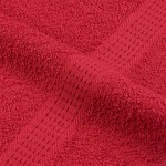 vidaXL Prosoape 10 buc Roșu 100x200 cm 360 g/m² 100% bumbac vidaXL Prosoape 10 buc Roșu 100x200 cm 360 g/m² 100% bumbac
