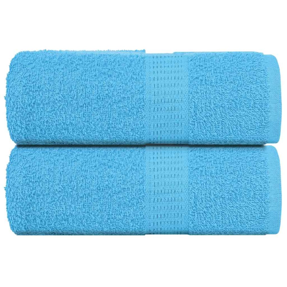 vidaXL Prosoape de baie 2 buc. FROGN turcoaz 30x30 cm 100% bumbac
