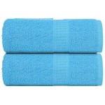 vidaXL Prosoape de baie 2 buc. FROGN turcoaz 30x30 cm 100% bumbac vidaXL Prosoape de baie 2 buc. FROGN turcoaz 30x30 cm 100% bumbac