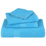vidaXL Prosoape de baie 2 buc. FROGN turcoaz 30x30 cm 100% bumbac vidaXL Prosoape de baie 2 buc. FROGN turcoaz 30x30 cm 100% bumbac