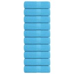 vidaXL Prosoape de baie 10 buc. FROGN turcoaz 30x30 cm 100% bumbac vidaXL Prosoape de baie 10 buc. FROGN turcoaz 30x30 cm 100% bumbac