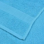 vidaXL Prosoape de baie 10 buc. FROGN turcoaz 30x30 cm 100% bumbac vidaXL Prosoape de baie 10 buc. FROGN turcoaz 30x30 cm 100% bumbac