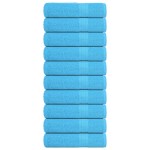 vidaXL Prosoape de duș, FROGN, 10 buc., turcoaz, 70x140 cm, 360 g/m²