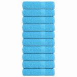 vidaXL Prosoape de baie 10 buc turcoaz 100x150 cm 360 g/m² 100% bumbac vidaXL Prosoape de baie 10 buc turcoaz 100x150 cm 360 g/m² 100% bumbac