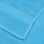 vidaXL Prosoape de baie 10 buc turcoaz 100x150 cm 360 g/m² 100% bumbac vidaXL Prosoape de baie 10 buc turcoaz 100x150 cm 360 g/m² 100% bumbac