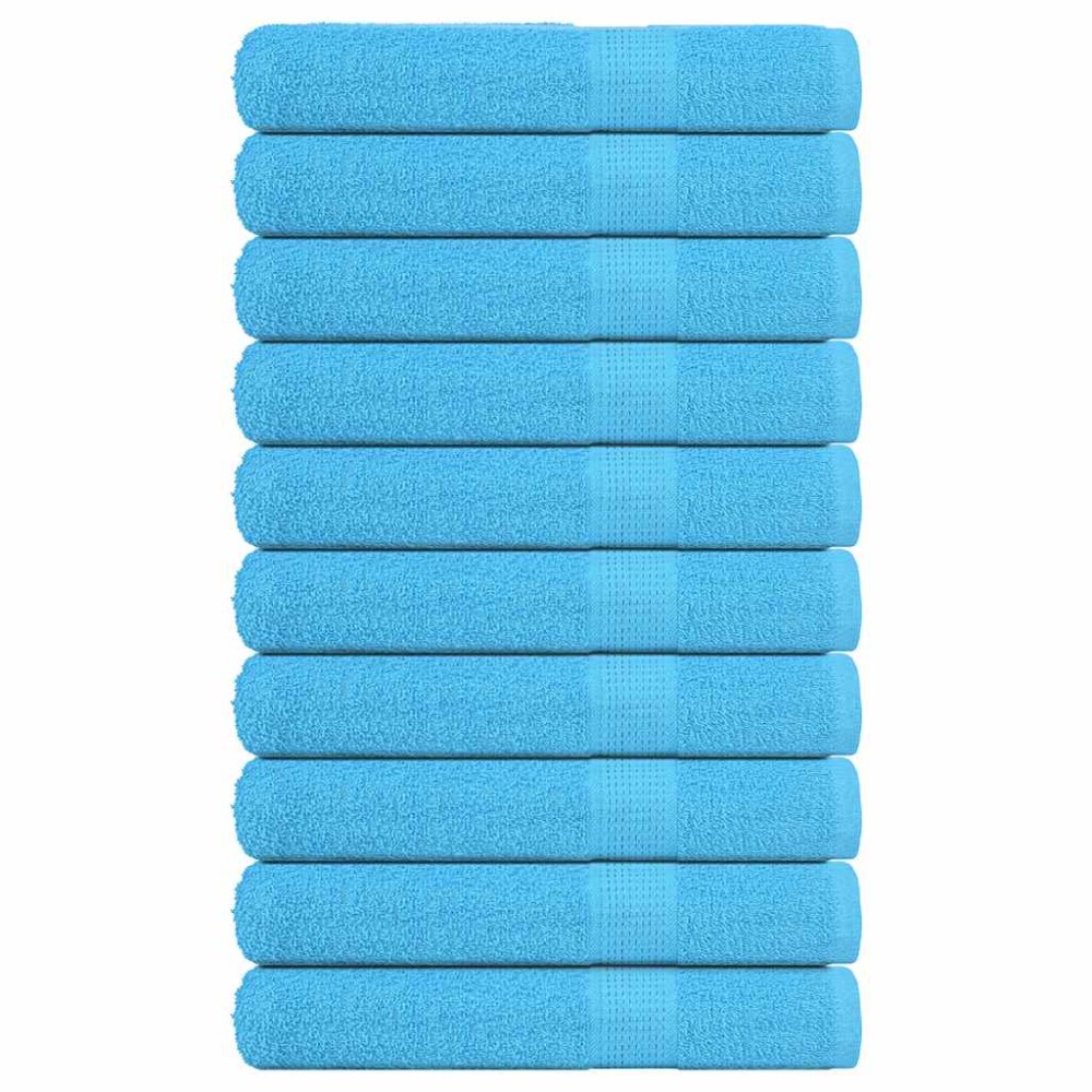 vidaXL Prosoape de saună, FROGN, 10 buc., turcoaz, 80x200 cm, 360 g/m²
