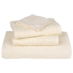 vidaXL Prosoape de baie 4 buc. FROGN, crem, 30x30 cm, 100% bumbac vidaXL Prosoape de baie 4 buc. FROGN, crem, 30x30 cm, 100% bumbac