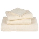 vidaXL Prosoape pentru oaspeți 2 buc crem 30x50cm 360 g/m² 100% bumbac vidaXL Prosoape pentru oaspeți 2 buc crem 30x50cm 360 g/m² 100% bumbac