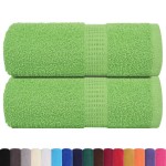 vidaXL Prosoape de baie, 2 buc. FROGN, verde măr, 30x30 cm, 100% bumbac vidaXL Prosoape de baie, 2 buc. FROGN, verde măr, 30x30 cm, 100% bumbac