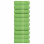 vidaXL Prosoape de baie 10 buc. FROGN Verde măr 30x30 cm 100% bumbac vidaXL Prosoape de baie 10 buc. FROGN Verde măr 30x30 cm 100% bumbac