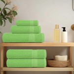 vidaXL Prosoape de baie 10 buc. FROGN Verde măr 30x30 cm 100% bumbac vidaXL Prosoape de baie 10 buc. FROGN Verde măr 30x30 cm 100% bumbac