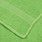 vidaXL Prosoape de duș 10 buc Verde măr 70x140 cm 360 g/m² 100% bumbac vidaXL Prosoape de duș 10 buc Verde măr 70x140 cm 360 g/m² 100% bumbac