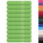 vidaXL Prosoape saună 10 buc Verde măr 80x200 cm 360 g/m² 100% bumbac vidaXL Prosoape saună 10 buc Verde măr 80x200 cm 360 g/m² 100% bumbac