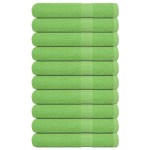 vidaXL Prosoape saună 10 buc Verde măr 80x200 cm 360 g/m² 100% bumbac vidaXL Prosoape saună 10 buc Verde măr 80x200 cm 360 g/m² 100% bumbac