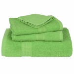 vidaXL Prosoape 4 buc Verde mere 100x200 cm 360 g/m² 100% bumbac vidaXL Prosoape 4 buc Verde mere 100x200 cm 360 g/m² 100% bumbac