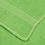 vidaXL Prosoape 4 buc Verde mere 100x200 cm 360 g/m² 100% bumbac vidaXL Prosoape 4 buc Verde mere 100x200 cm 360 g/m² 100% bumbac