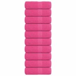 vidaXL Prosoape de baie, FROGN, 10 buc., roz, 30x30 cm, 360 g/m²