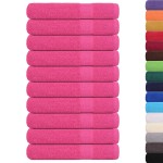 vidaXL Prosoape 10 buc roz 100x200 cm 360 g/m² 100% bumbac vidaXL Prosoape 10 buc roz 100x200 cm 360 g/m² 100% bumbac