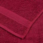 vidaXL Set prosoape 8 piese Bordeaux 360 g/m² 100% bumbac vidaXL Set prosoape 8 piese Bordeaux 360 g/m² 100% bumbac