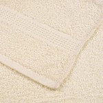 vidaXL Set prosoape 8 piese cremă 360 g/m² 100% bumbac vidaXL Set prosoape 8 piese cremă 360 g/m² 100% bumbac