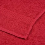 vidaXL Set prosoape 6 piese rosu 360 g/m² 100% bumbac vidaXL Set prosoape 6 piese rosu 360 g/m² 100% bumbac