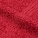 vidaXL Set prosoape 6 piese rosu 360 g/m² 100% bumbac vidaXL Set prosoape 6 piese rosu 360 g/m² 100% bumbac