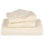 vidaXL Set prosoape 8 piese cremă 360 g/m² 100% bumbac vidaXL Set prosoape 8 piese cremă 360 g/m² 100% bumbac