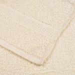 vidaXL Set prosoape 8 piese cremă 360 g/m² 100% bumbac vidaXL Set prosoape 8 piese cremă 360 g/m² 100% bumbac