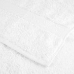 vidaXL Prosoape de baie 2 pcs Alb 15 x 21 cm Bumbac vidaXL Prosoape de baie 2 pcs Alb 15 x 21 cm Bumbac