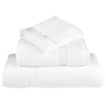 vidaXL Prosoape de baie premium SOLUND, 50 buc., albe, 30 x 30 cm, 600 g/m² vidaXL Prosoape de baie premium SOLUND, 50 buc., albe, 30 x 30 cm, 600 g/m²