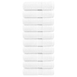 vidaXL Prosoape oaspeți premium SOLUND 10 buc. alb 30x50cm 600gsm vidaXL Prosoape oaspeți premium SOLUND 10 buc. alb 30x50cm 600gsm