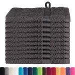 vidaXL Prosoape de baie 10 pcs Antracit 15 x 21 cm Bumbac vidaXL Prosoape de baie 10 pcs Antracit 15 x 21 cm Bumbac