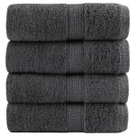 vidaXL Prosoape premium SOLUND 4 buc antracit 30x50 cm 600 gsm vidaXL Prosoape premium SOLUND 4 buc antracit 30x50 cm 600 gsm