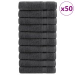 vidaXL Prosoape premium SOLUND 50 buc Antracit 50x100cm 600gsm vidaXL Prosoape premium SOLUND 50 buc Antracit 50x100cm 600gsm